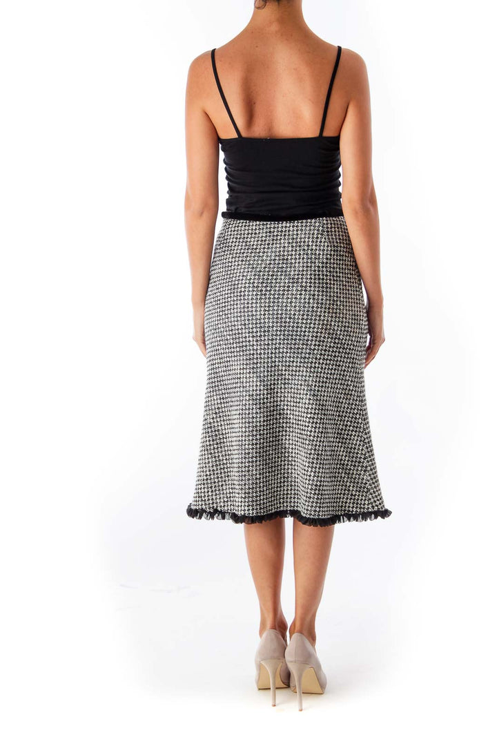 Black & White Tweed Skirts