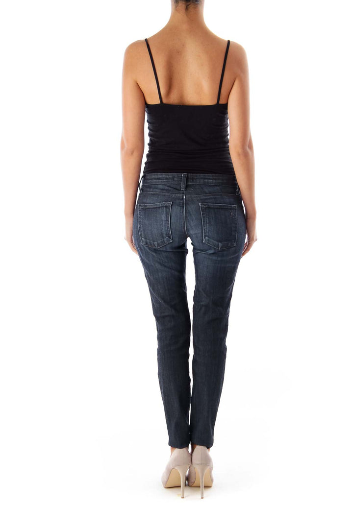 Dark Blue Skinny Denim