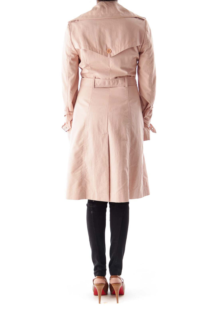 Pink Trench Coat