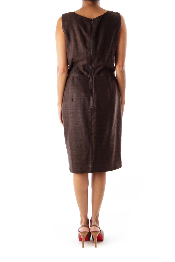 Brown Shift Dress