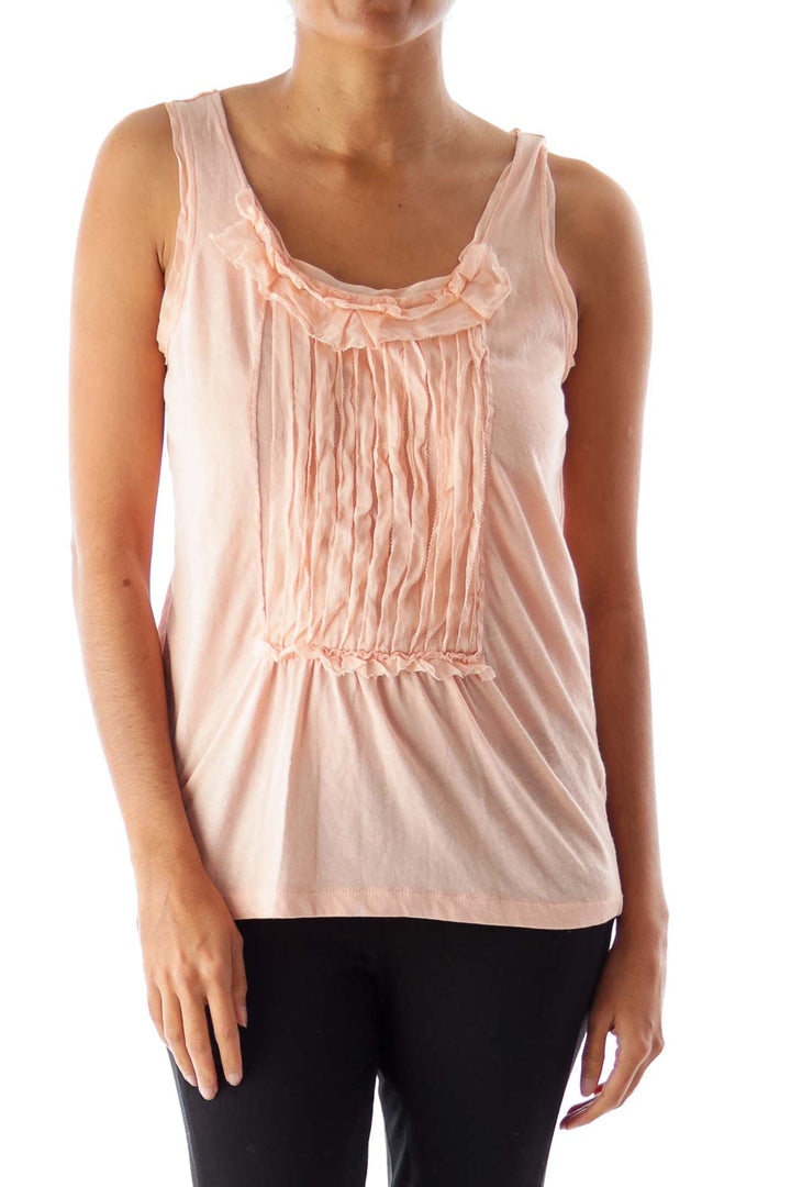 Pink Ruffled Top