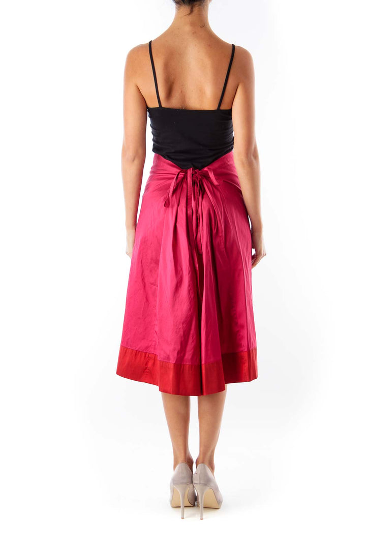 Cherry & Red Wrap Skirt