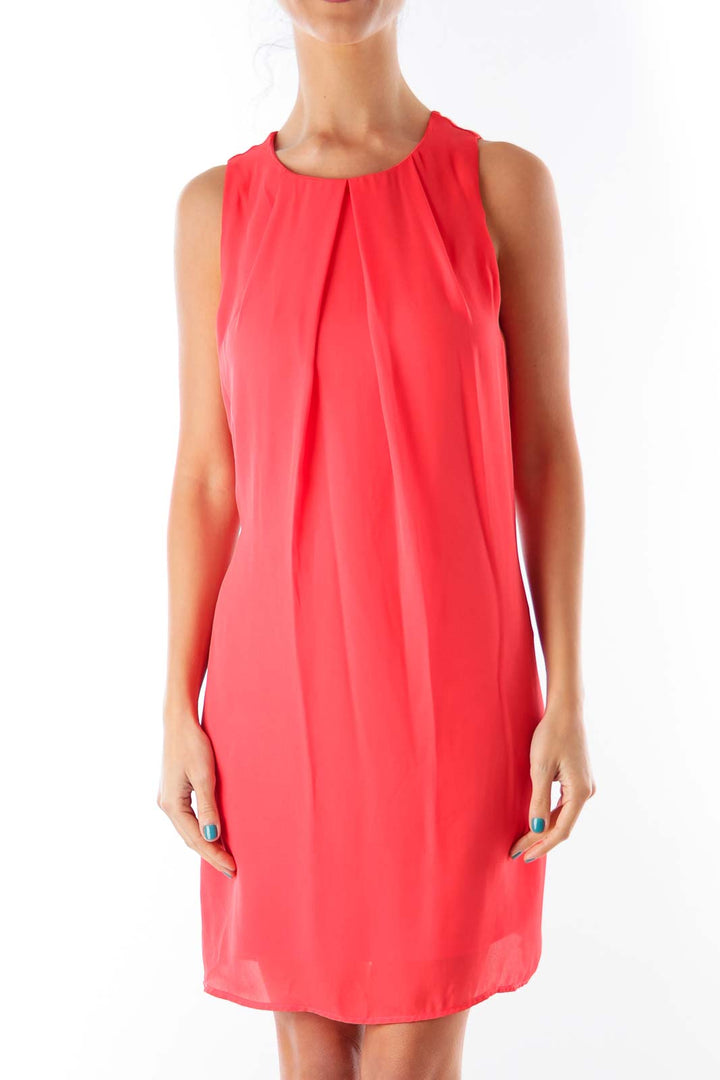 Peach Shift Dress