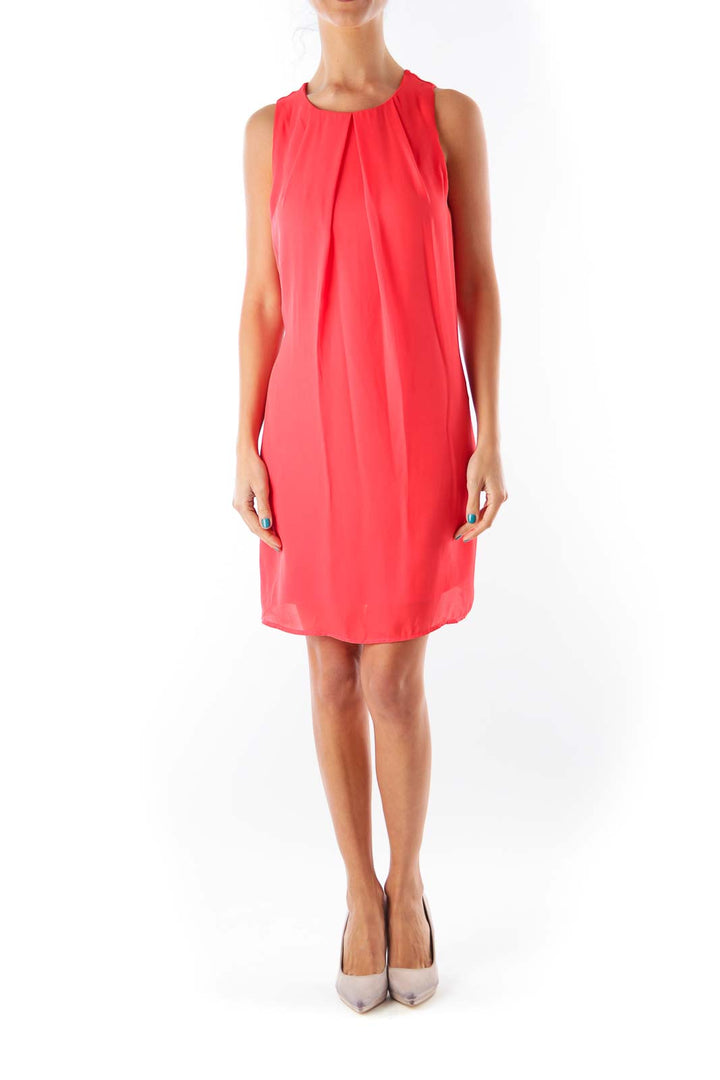 Peach Shift Dress