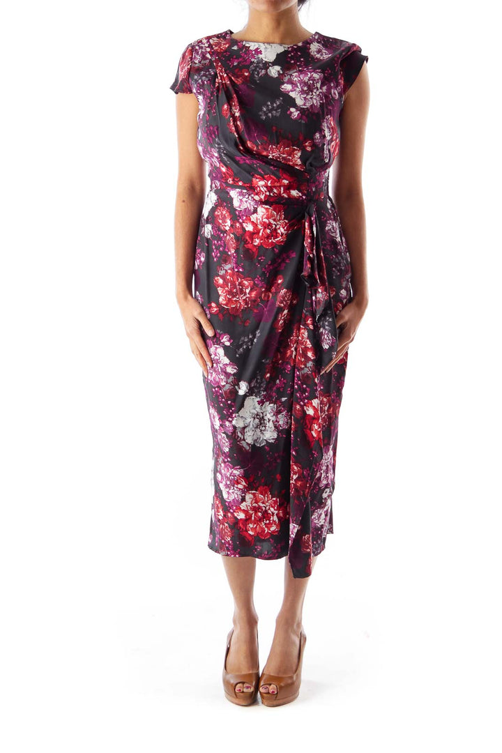 Floral Print Midi Dress