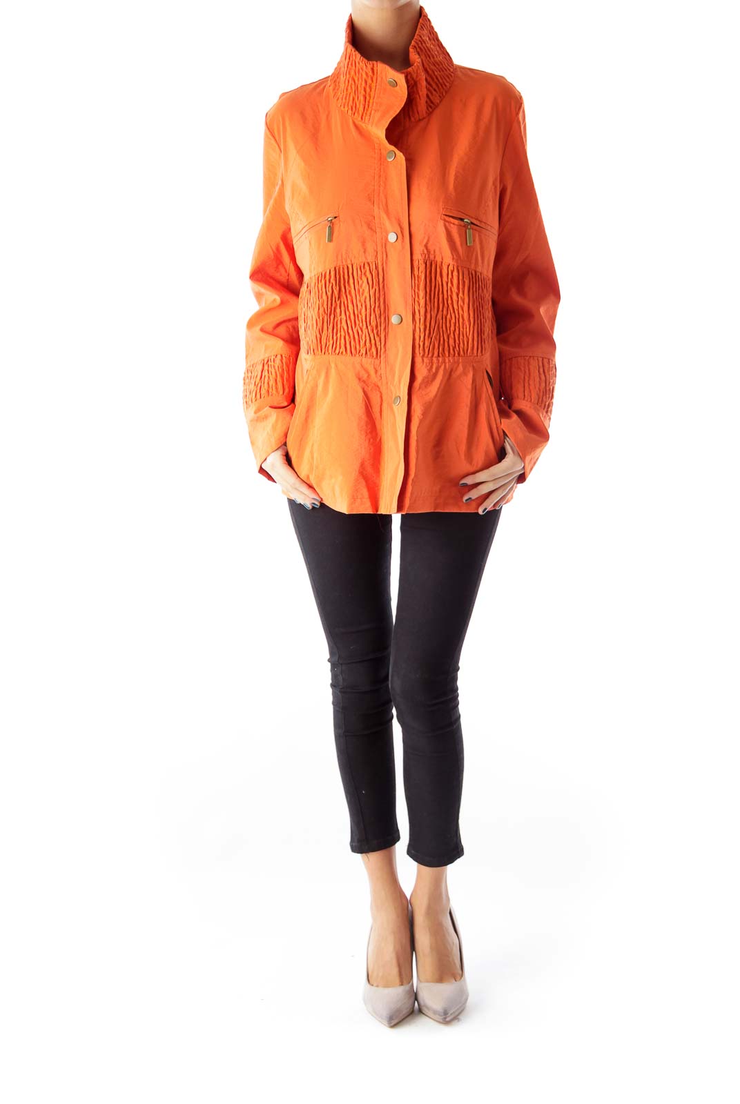 Orange Adjusted Jacket