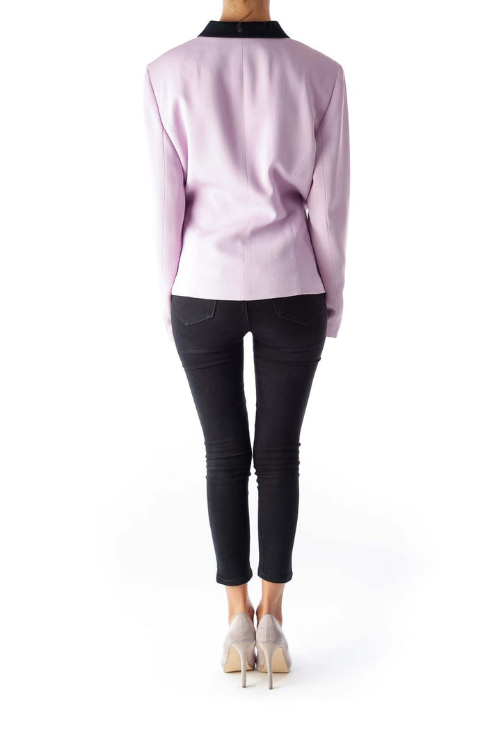 Lavender & Black Ziper Jacket