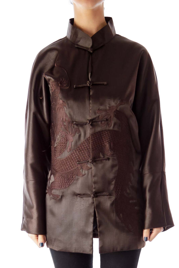 Brown Imperial Dragon Jacket