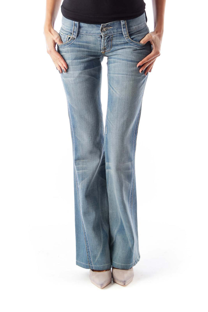 Light Blue Flare Denim