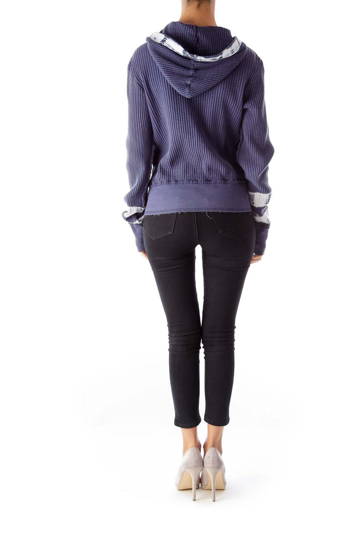 Blue Hooded Sweater