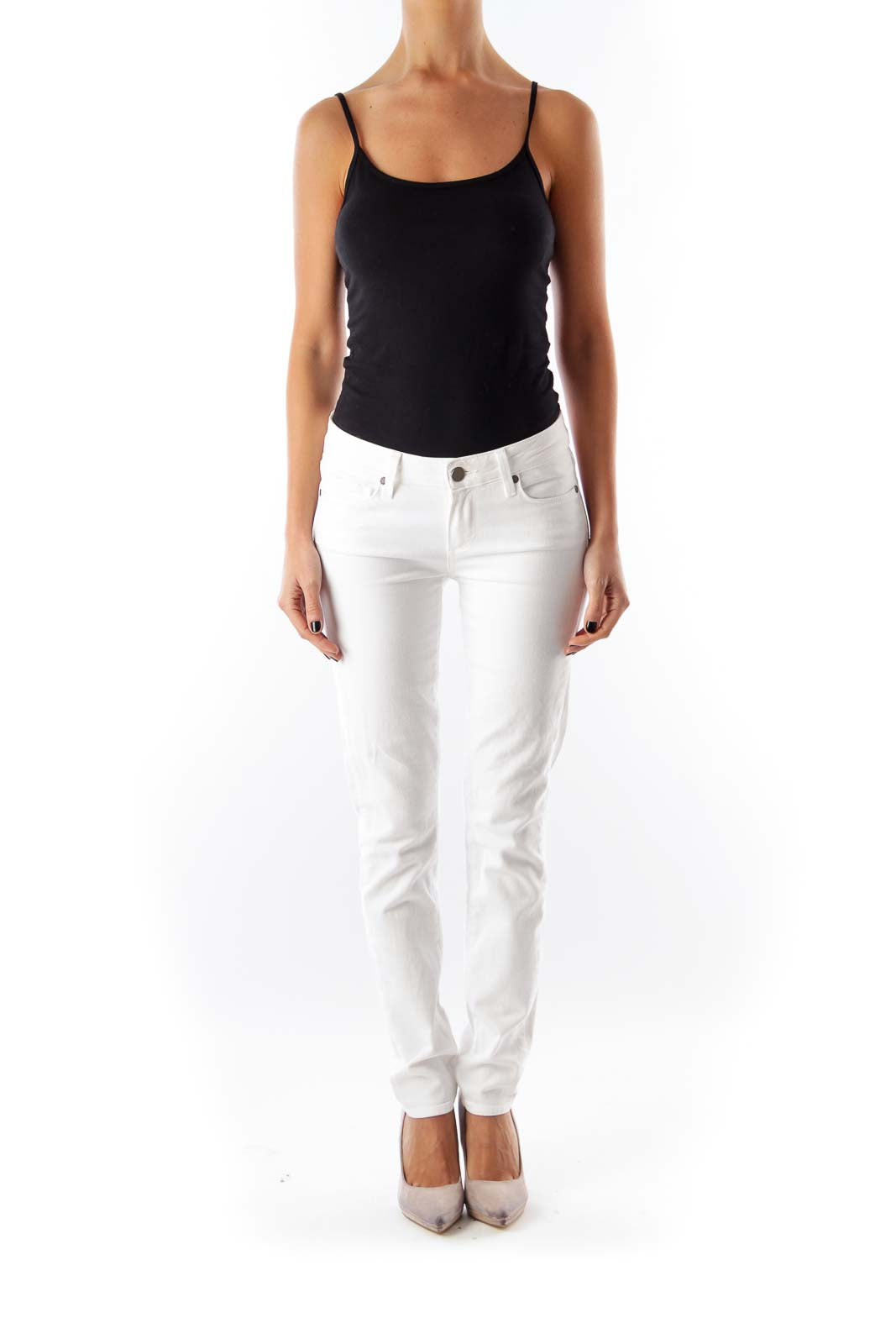 White Skinny Skyline Jeans