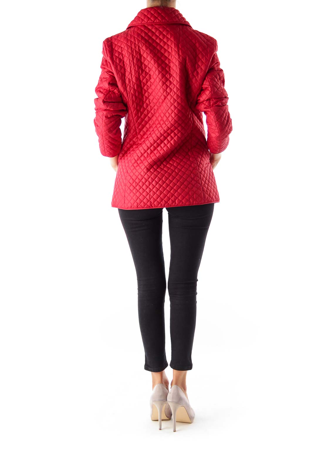 Red Quilted Jacket