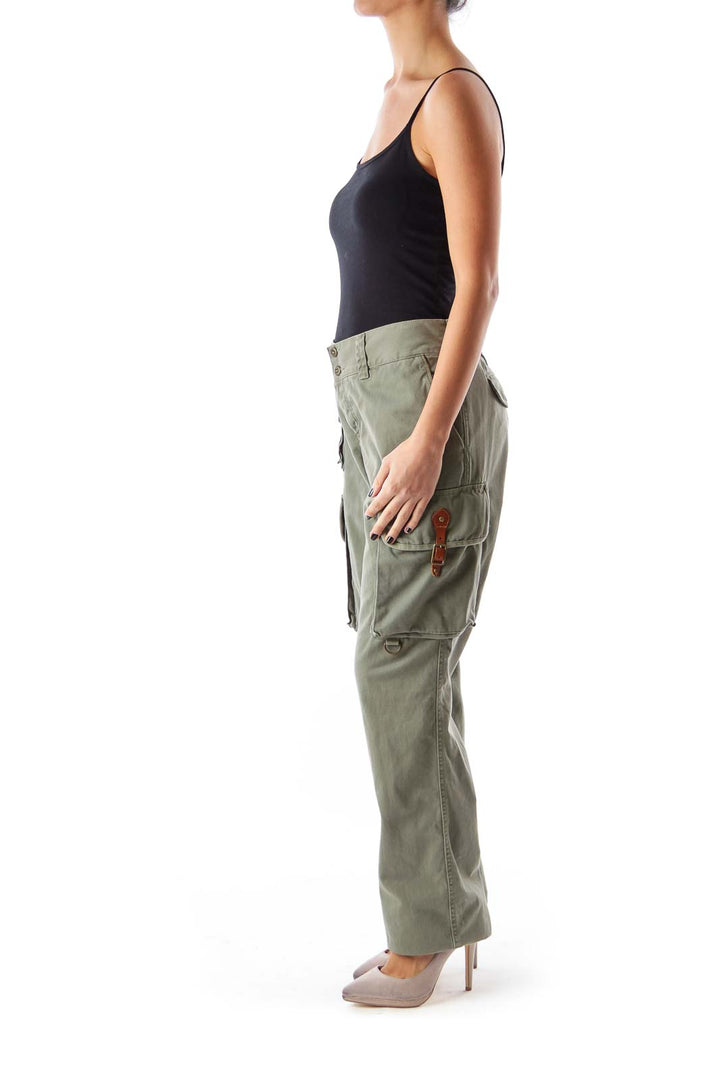 Military Green Cargo Pants