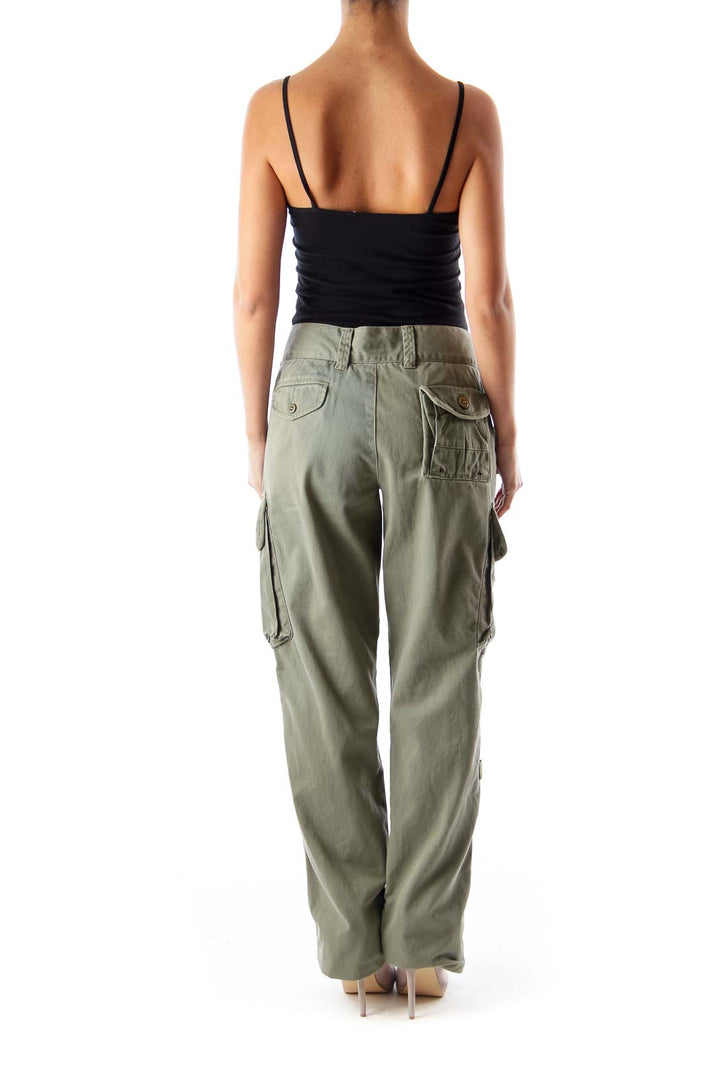 Military Green Cargo Pants