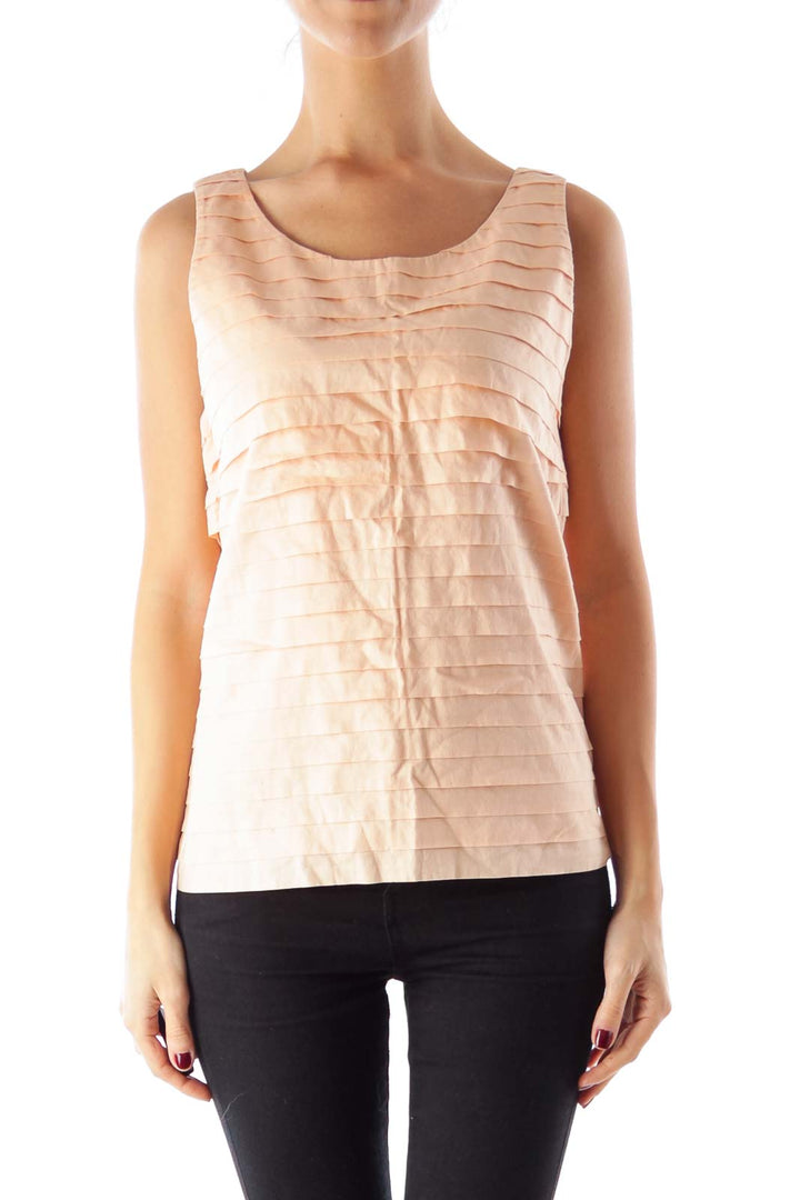 Peach Layered Top