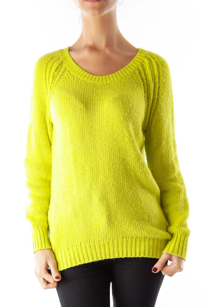 Lemon Green Sweater