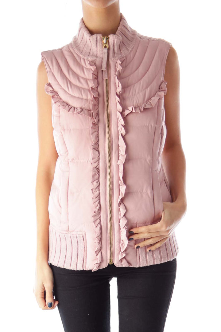 Pink Down Vest