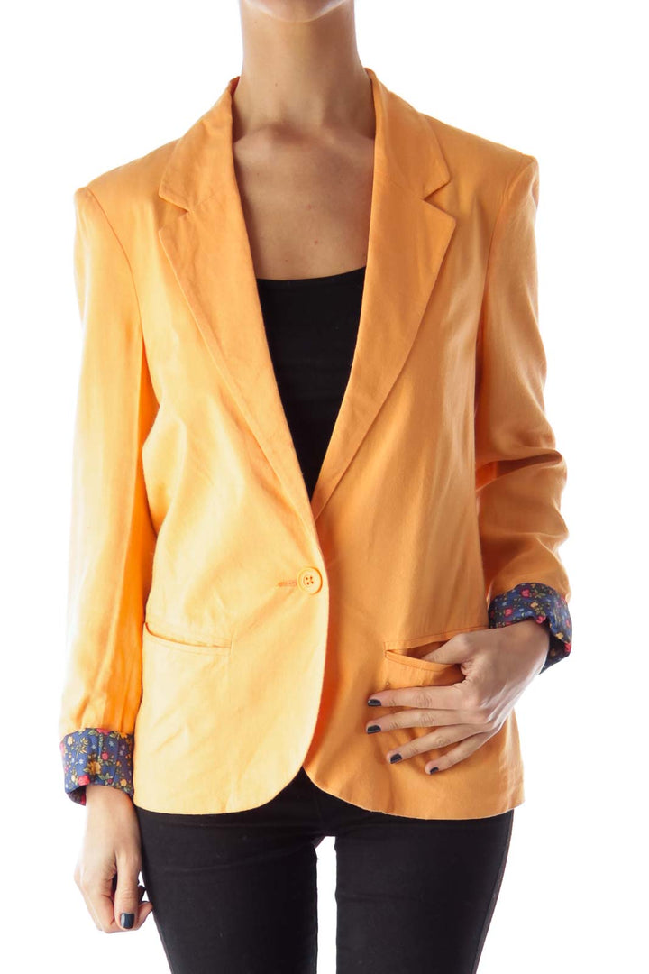 Orange Blazer