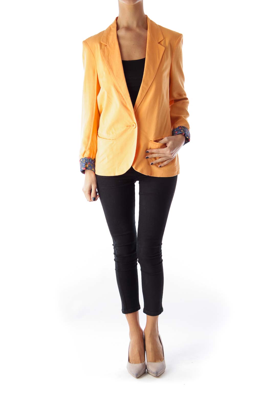 Orange Blazer