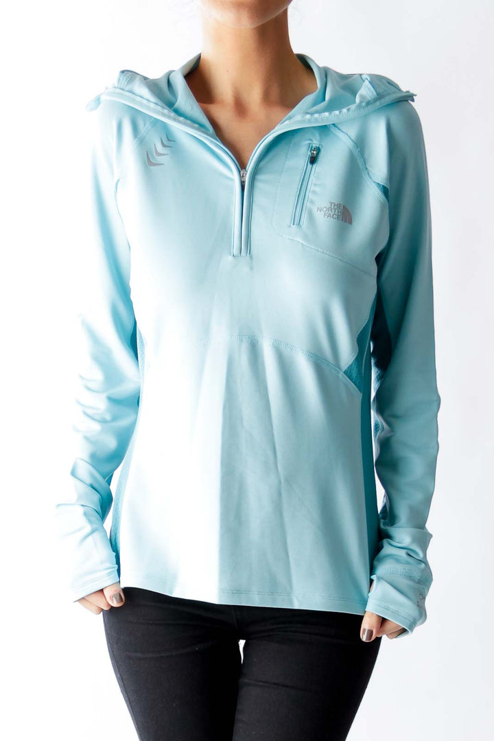 Baby Blue Light Weight Hoodie