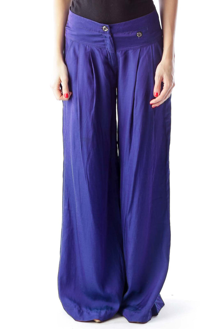 Blue Palazzo Pants