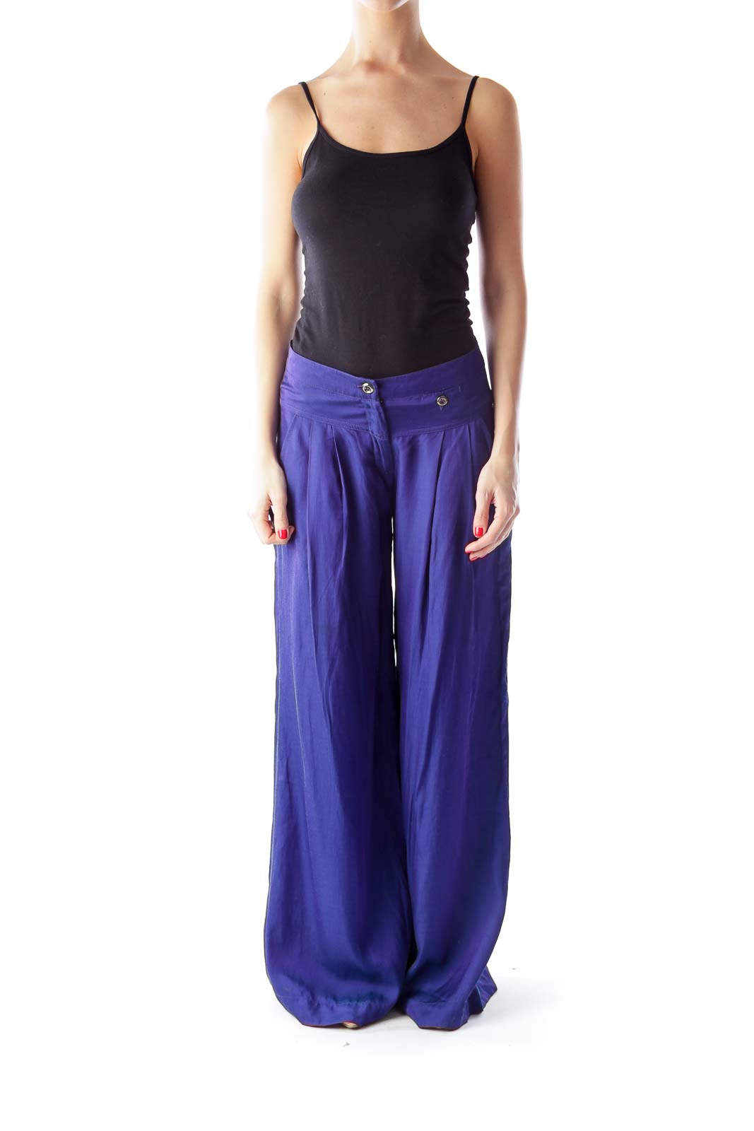 Blue Palazzo Pants