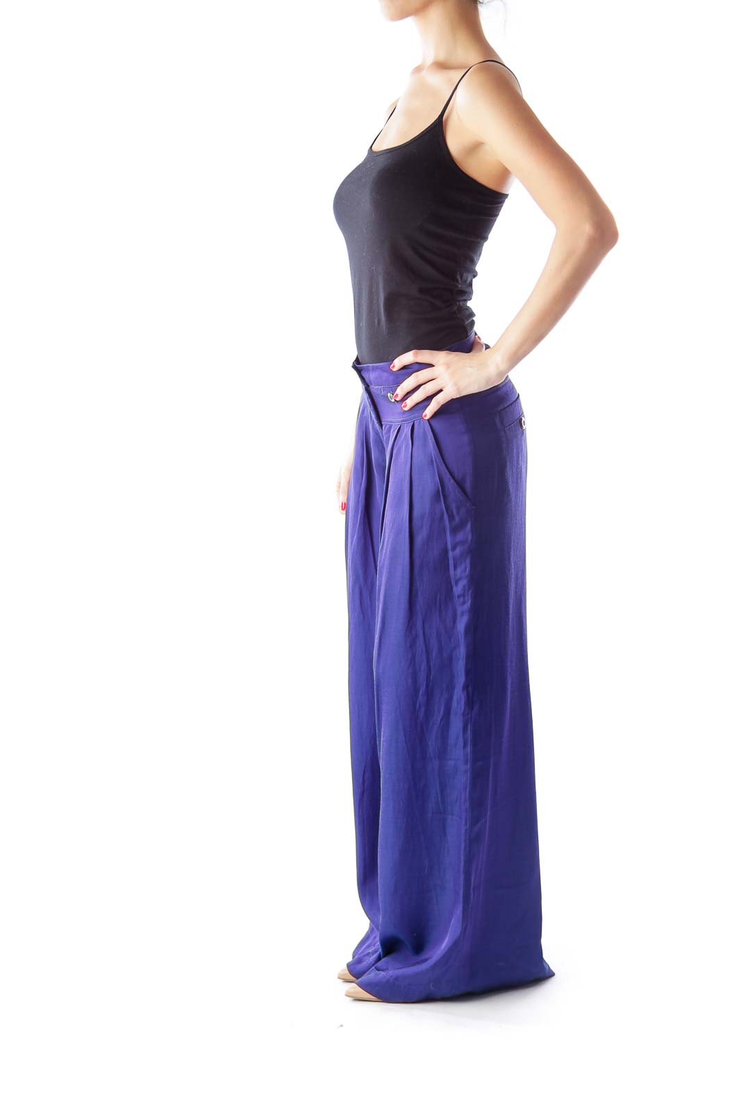 Blue Palazzo Pants