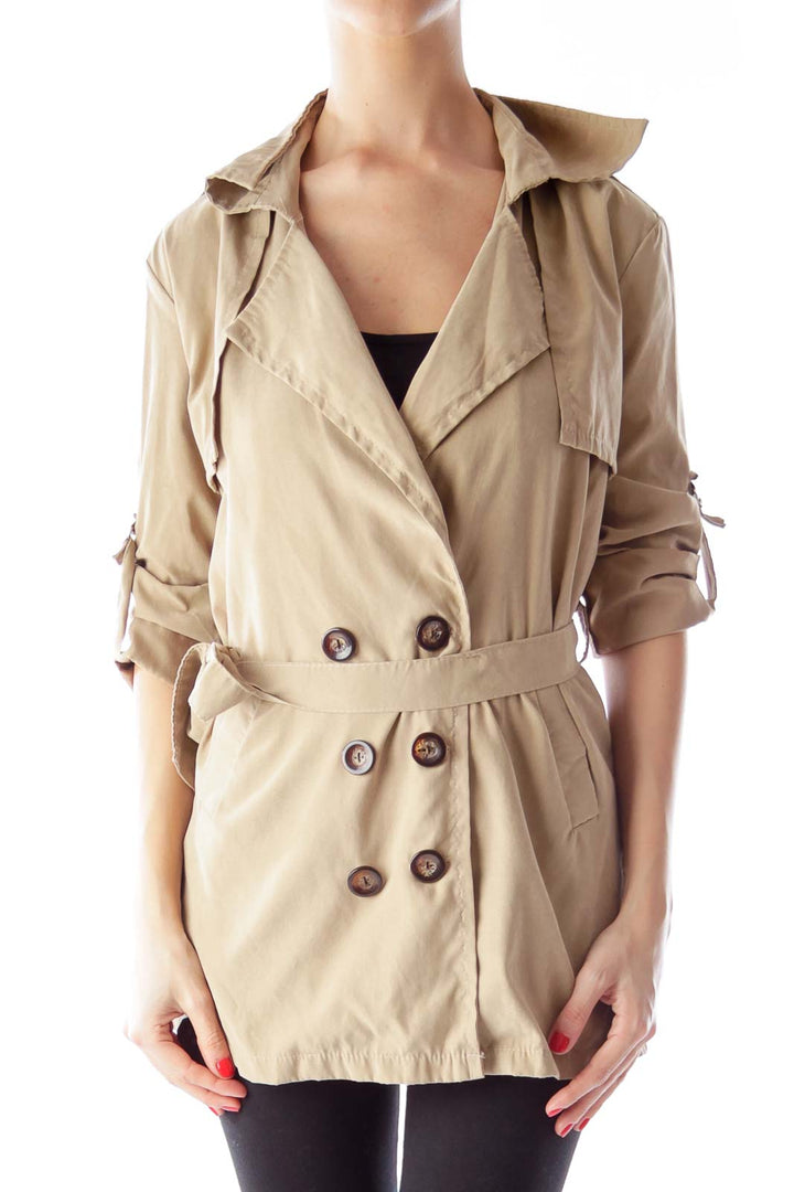 Khaki Double Button Jacket