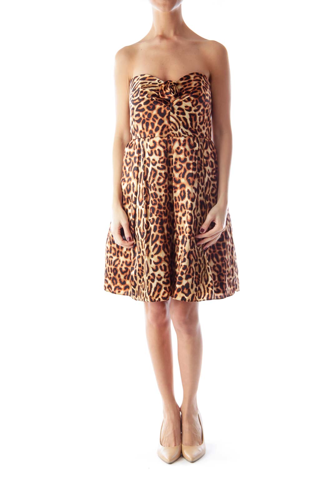 Cheetah Print Mini Dress