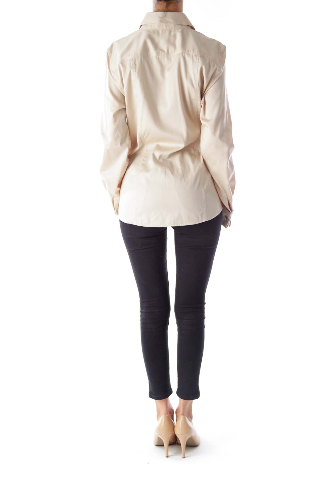 Beige Tailored Shirt