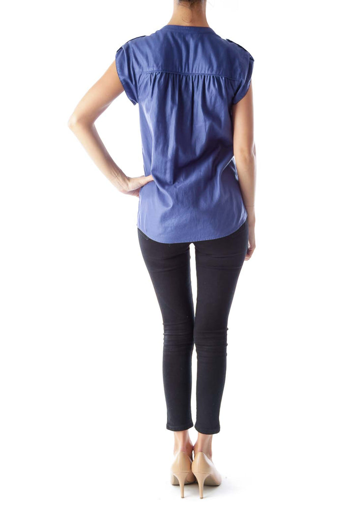 Blue Short Sleeve Shirt