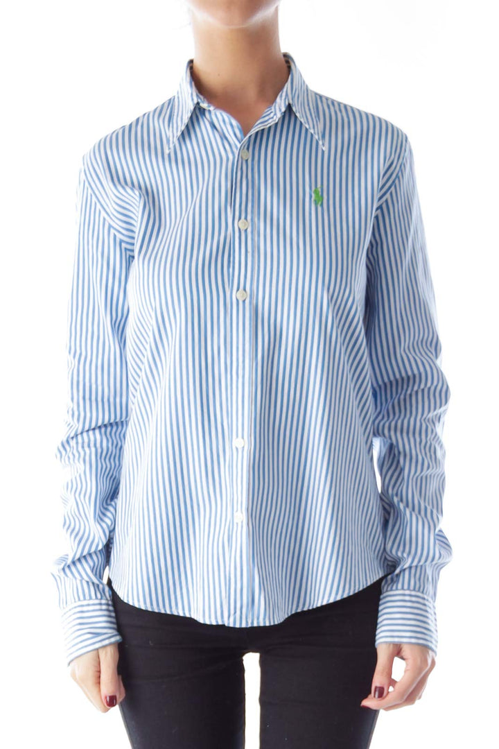 Blue & White Stripe Shirt