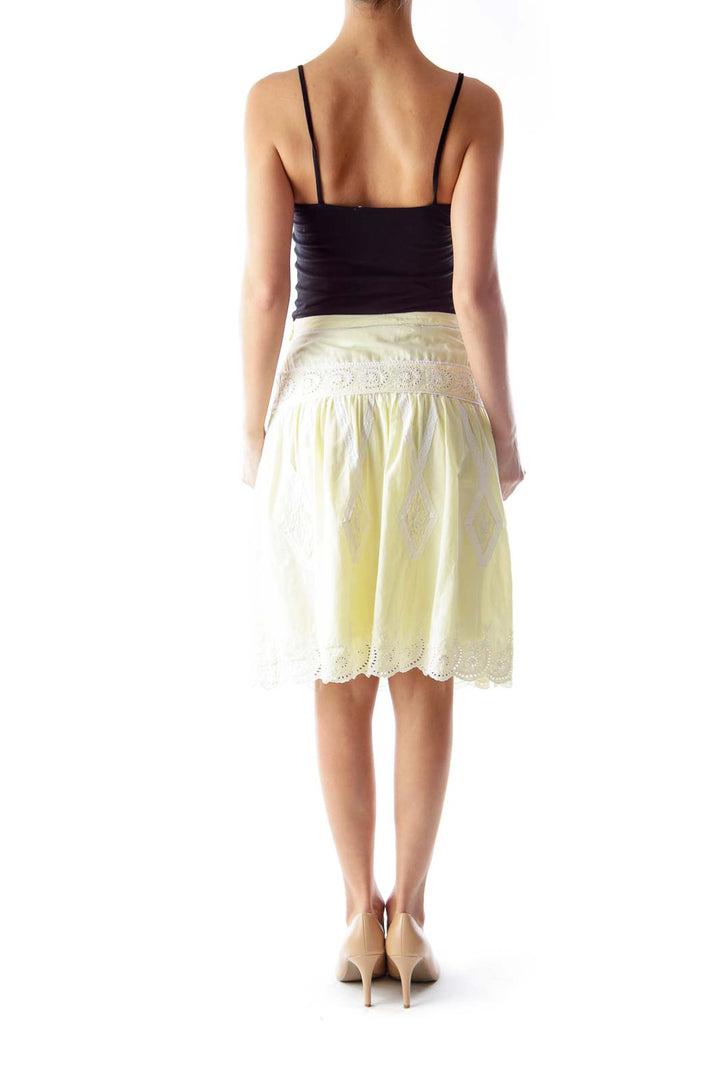 Yellow Lace Skirt