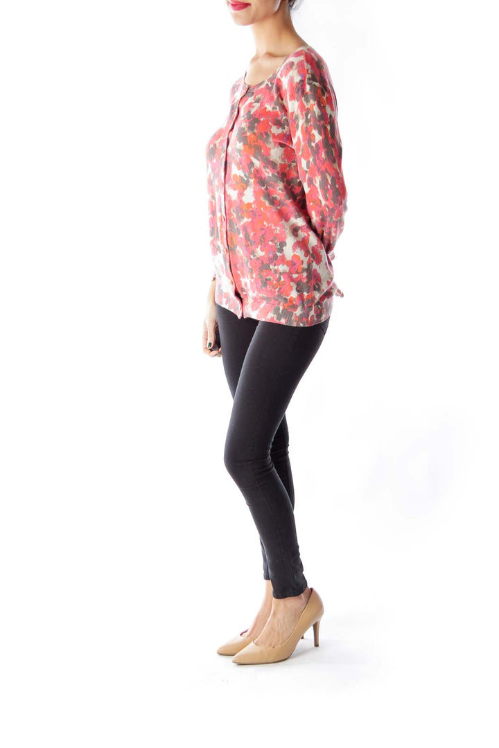 Floral Print Cardigan