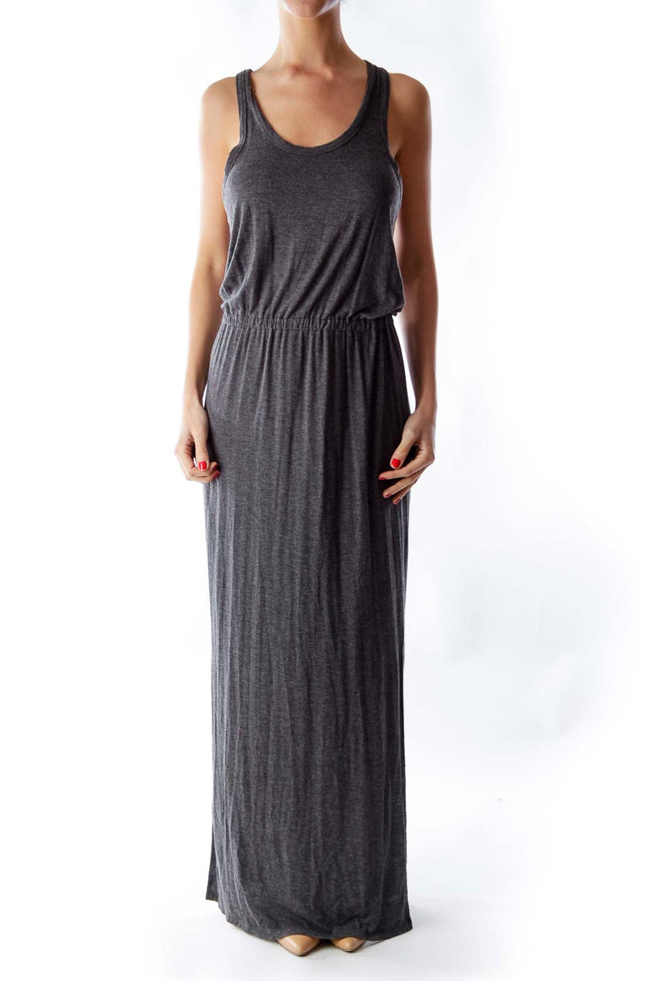 Gray Maxi Dress