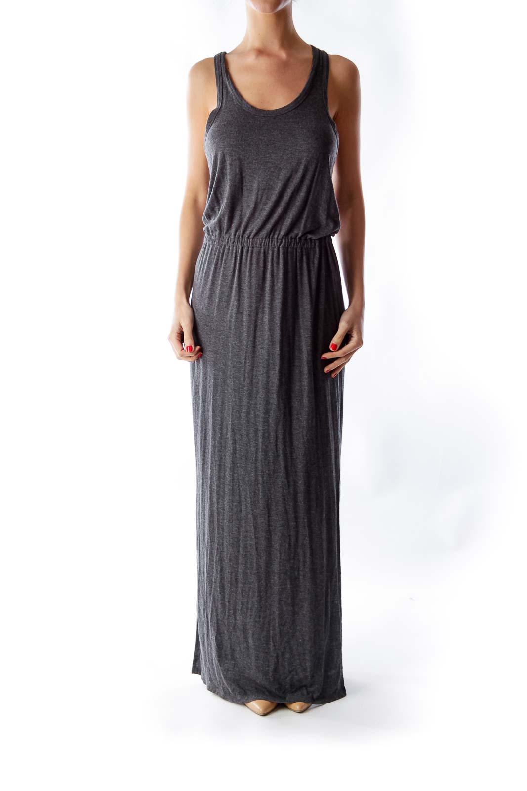 Gray Maxi Dress