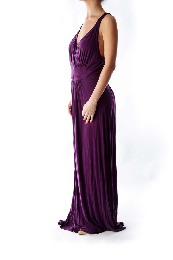 Dark Purple Maxi Dress