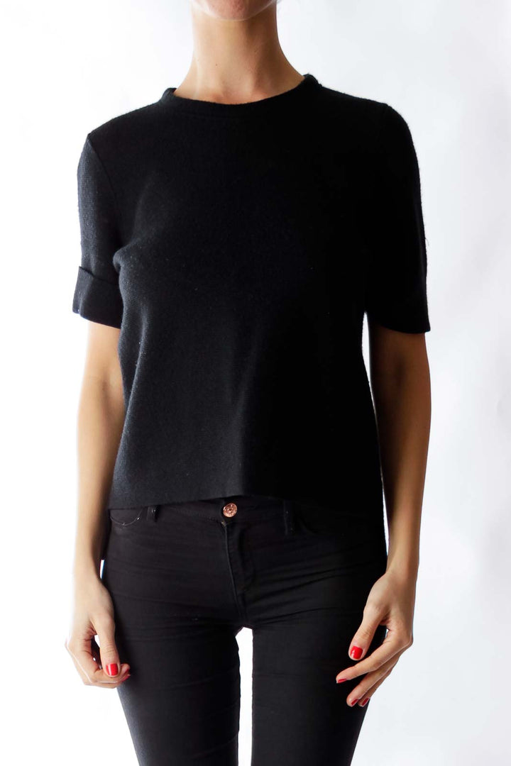 Black Knit Shirt