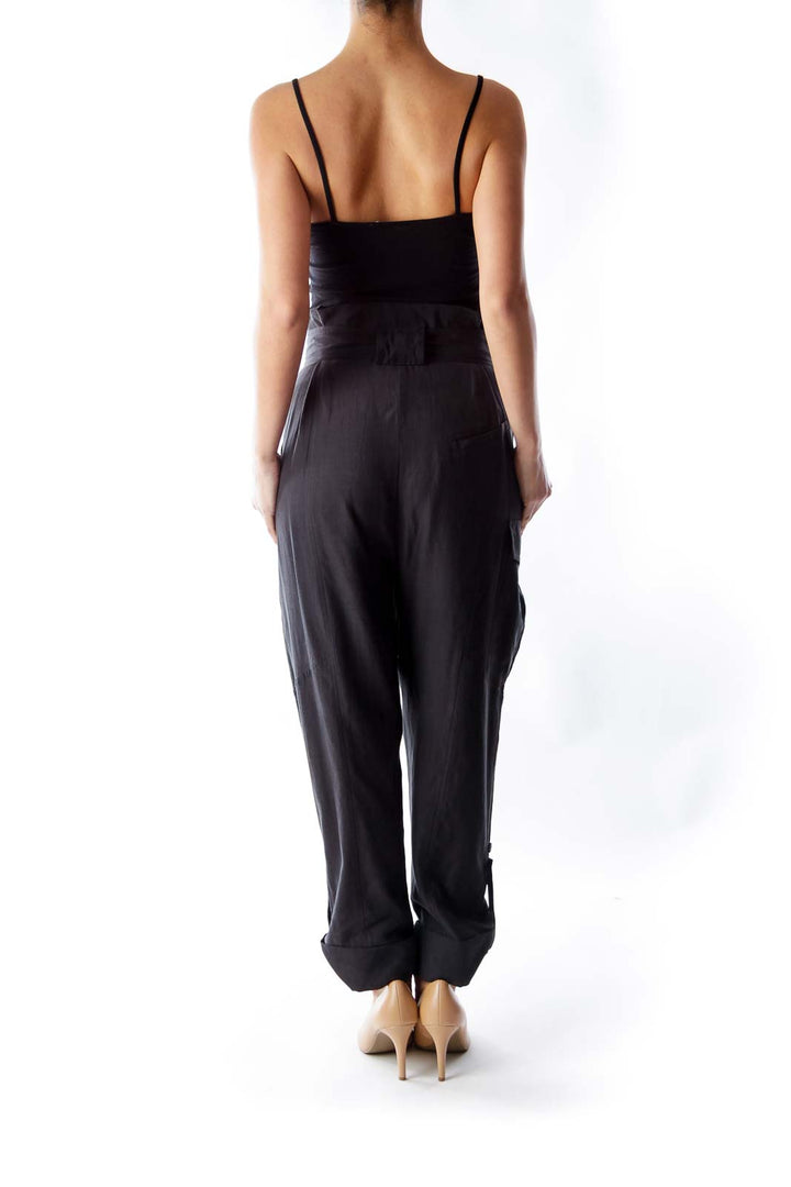 Black Silk Pants