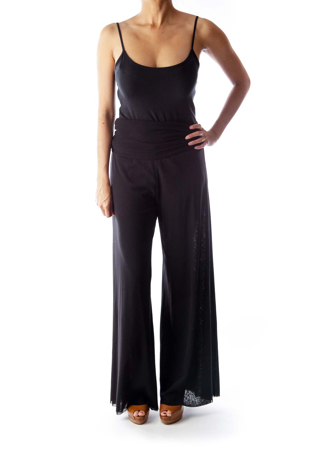 Black Flare Pants