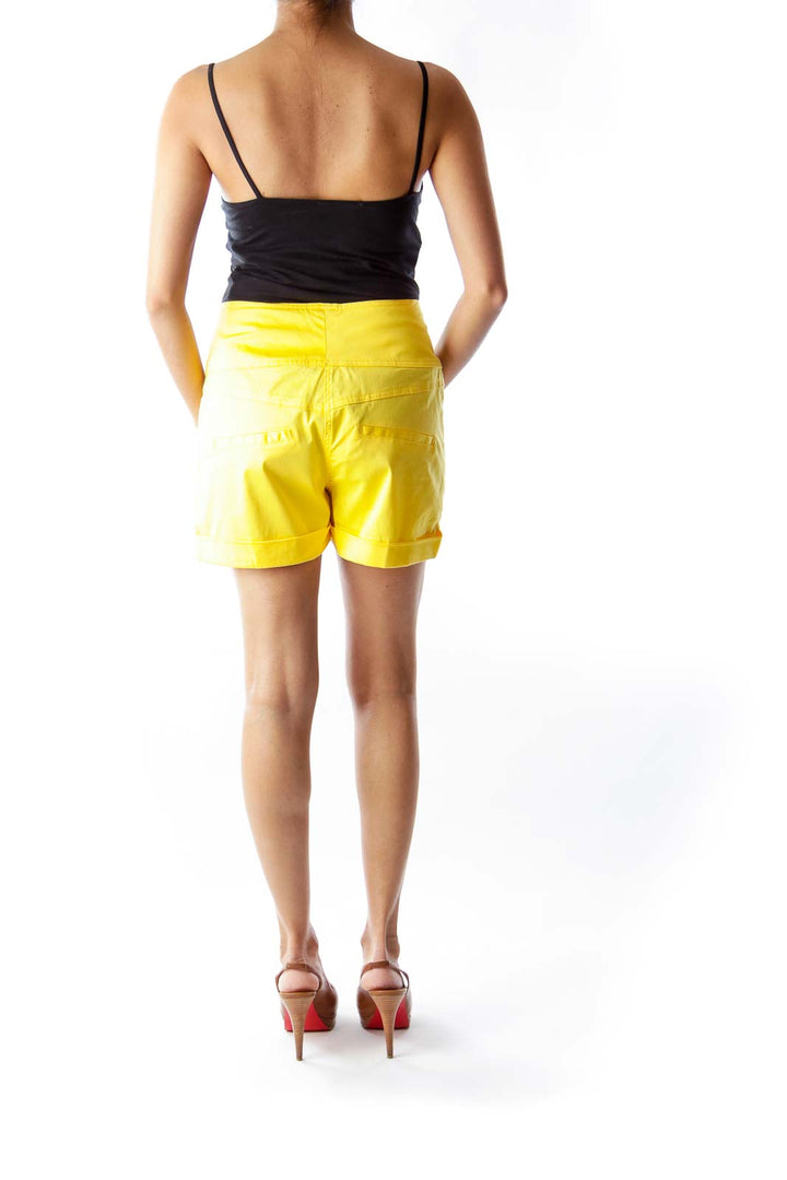 Yellow Waisted Shorts