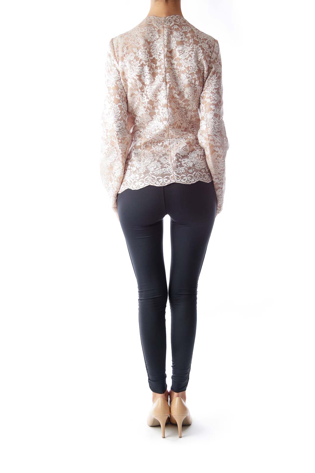 Beige Lace Shirt