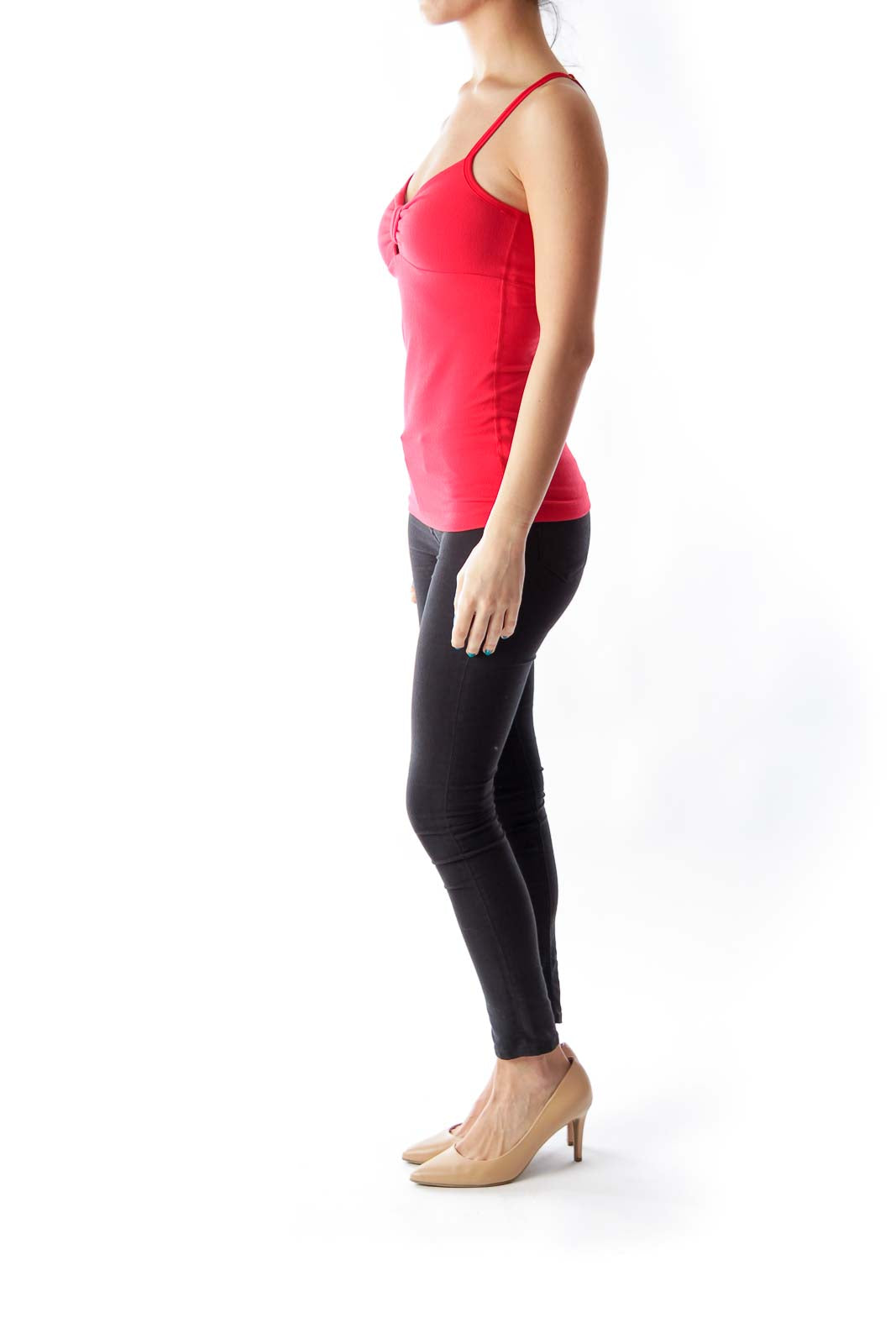 Red Yoga Top