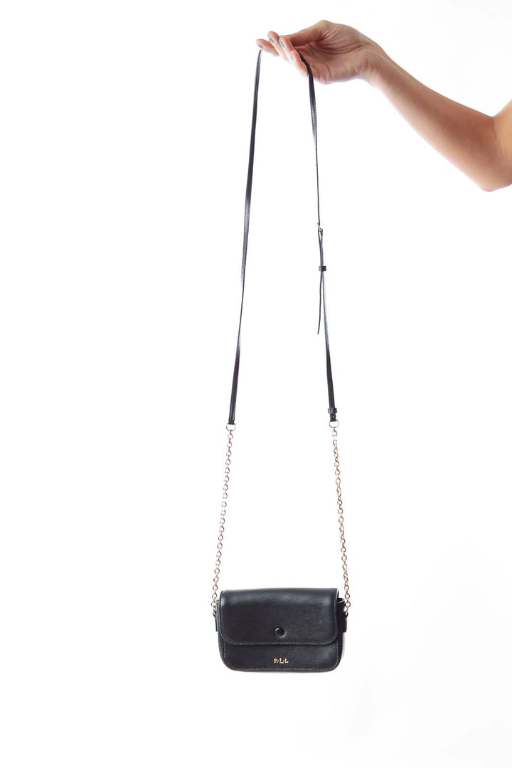 Black Chain Crossbody Bag