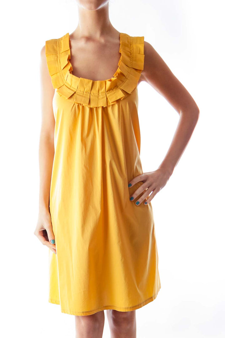 Mustard Details Dress