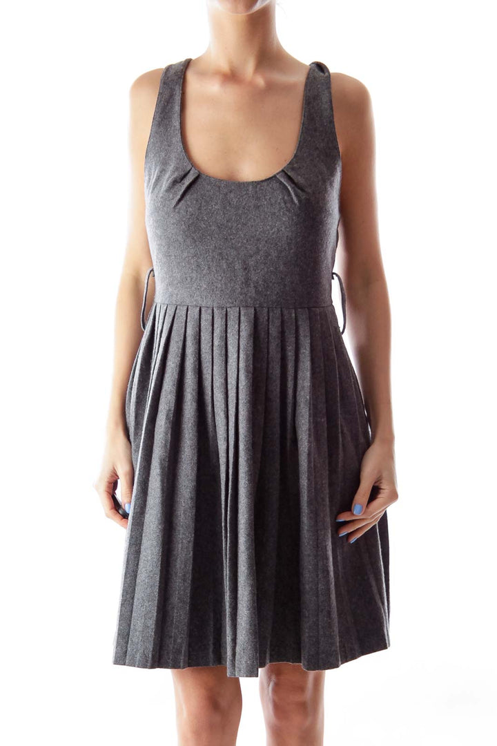 Gray Wool Dress