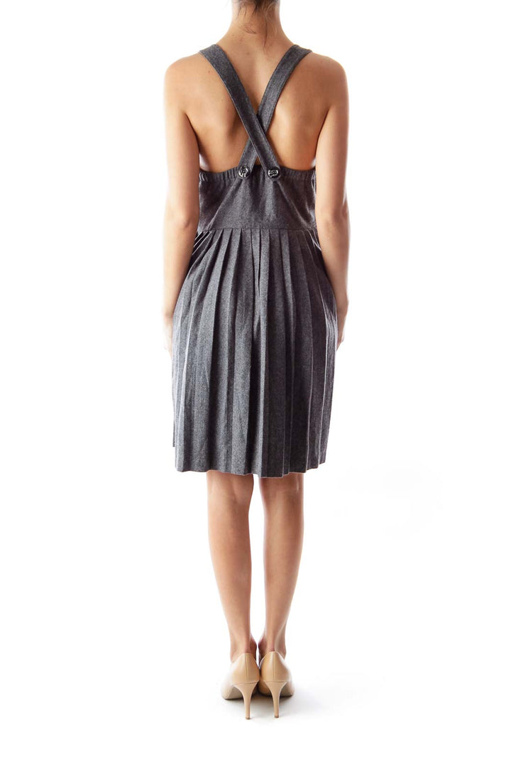 Gray Wool Dress