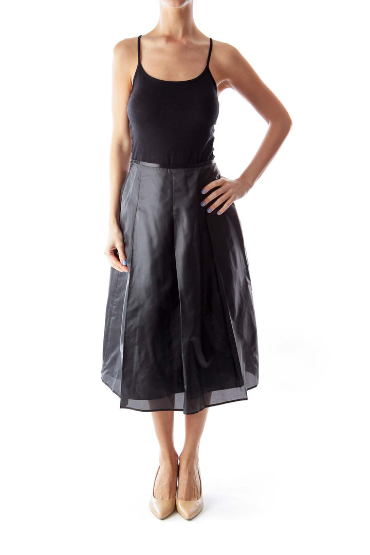 Black A Line Skirt