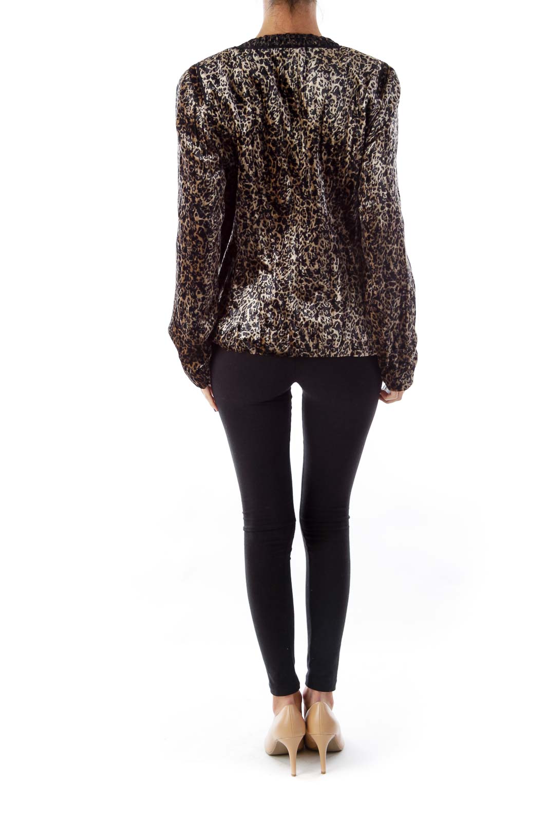 Animal Print Velvet Jacket