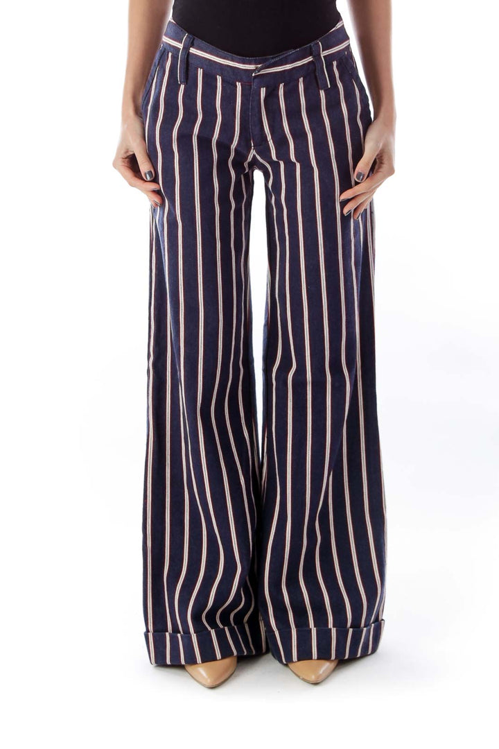 Blue Stripe Pants